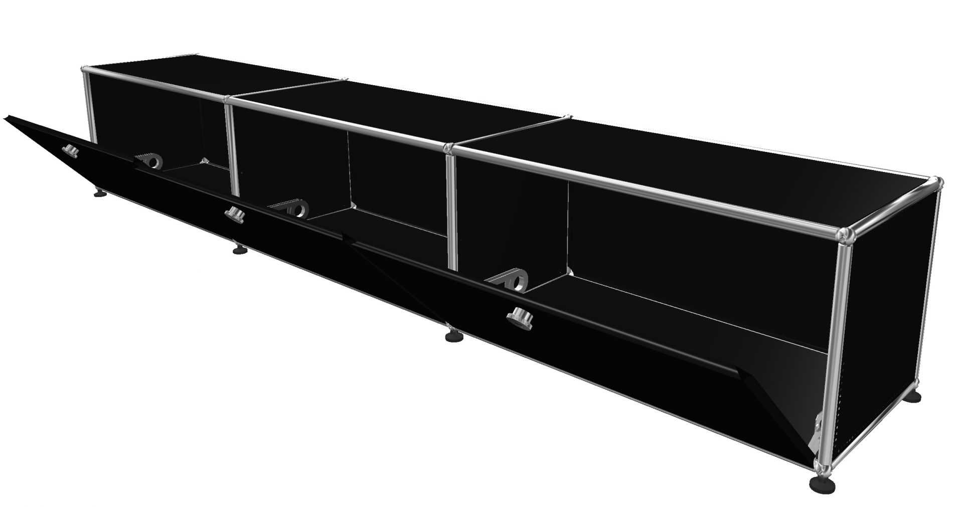 RESERVIERT USM high quality Haller Lowboard in schwarz